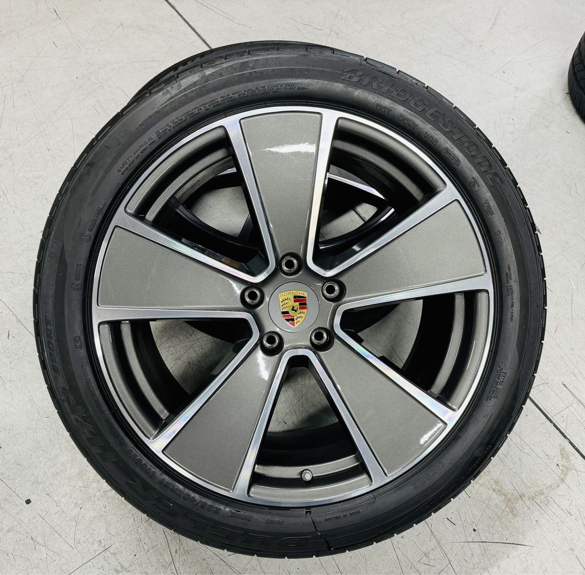 Porsche Cayenne R21 9Y0 E3 Originale Bridgestone de vara 3