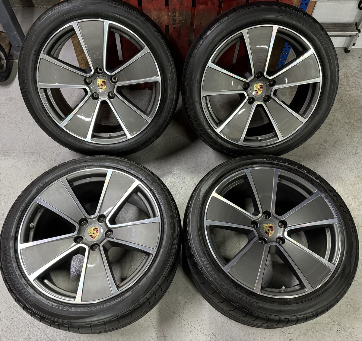 Porsche Cayenne R21 9Y0 E3 Originale Bridgestone de vara 4