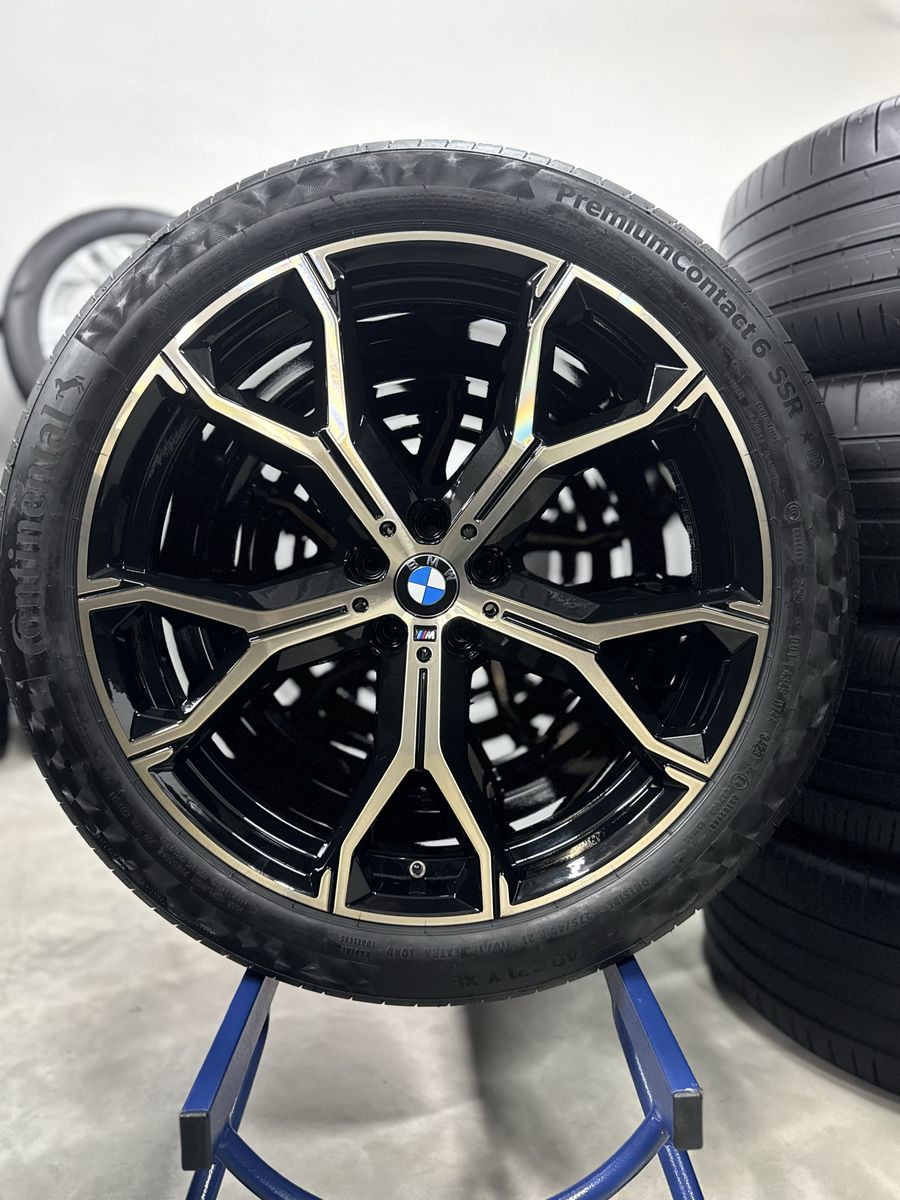Bmw X5 X6 R21 G05 G06 M741 Originale Gold Continental vara 2023 2