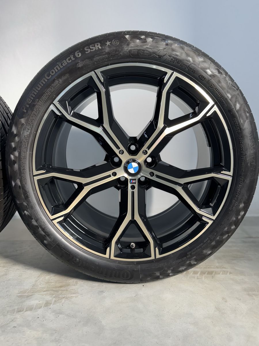 Bmw X5 X6 R21 G05 G06 M741 Originale Gold Continental vara 2023 3