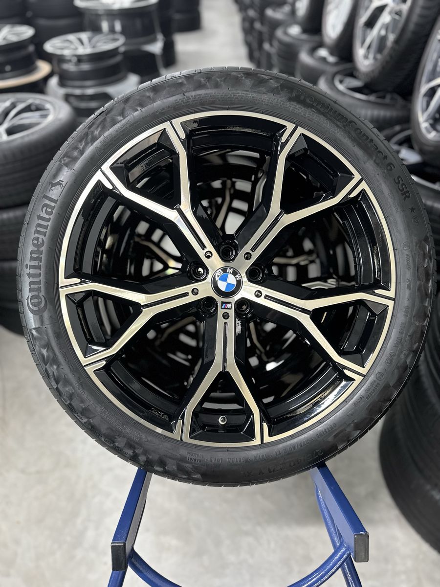 Bmw X5 X6 R21 G05 G06 M741 Originale Gold Continental vara 2023 4
