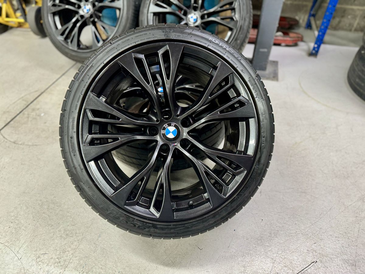 Bmw X5 X6 R21 F15 F16 Originale 5x120 M599 Winrun 60% Negru Mat 2
