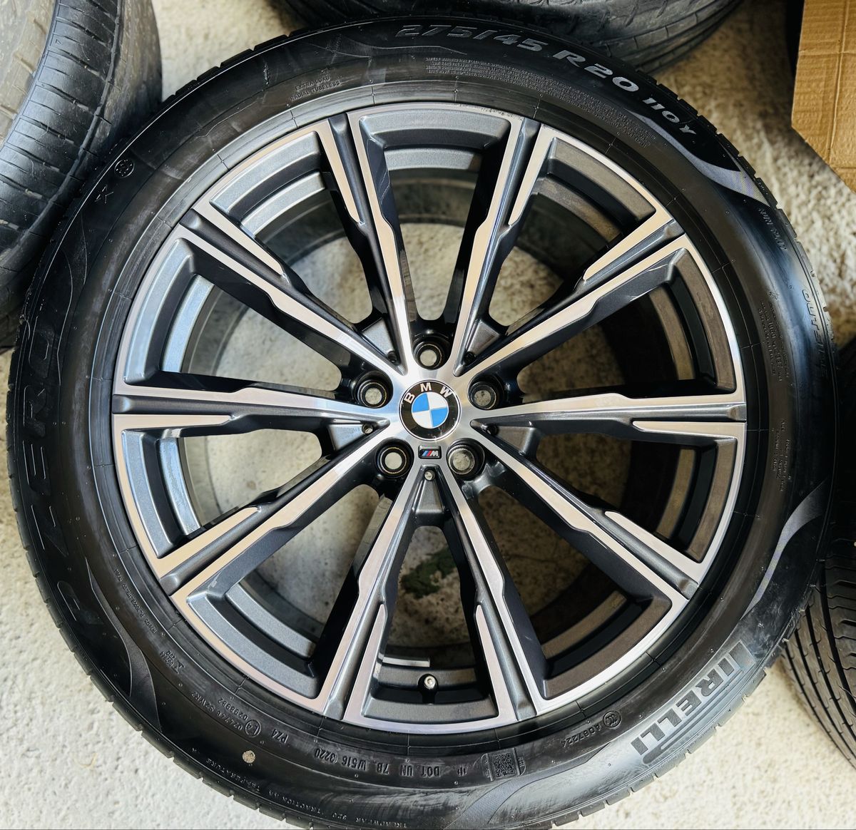 Bmw X5 X6 R20 Pirelli 90% Originala 740M G05 G06 Vara 5