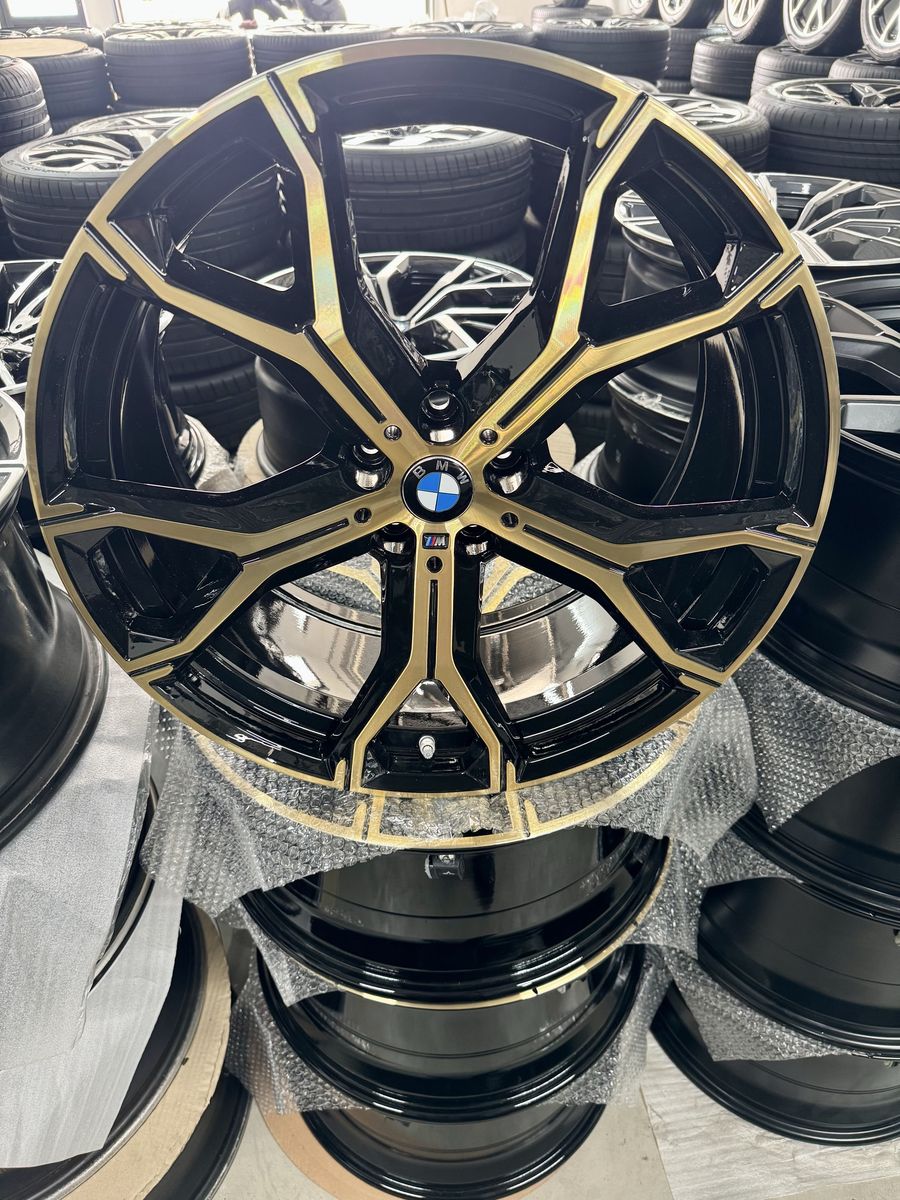 Bmw X5 X6 R21 G05 G06 M741 Night Gold Originale 3