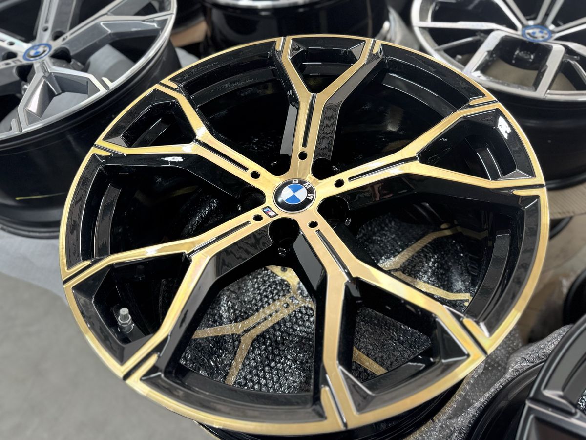 Bmw X5 X6 R21 G05 G06 M741 Night Gold Originale 4