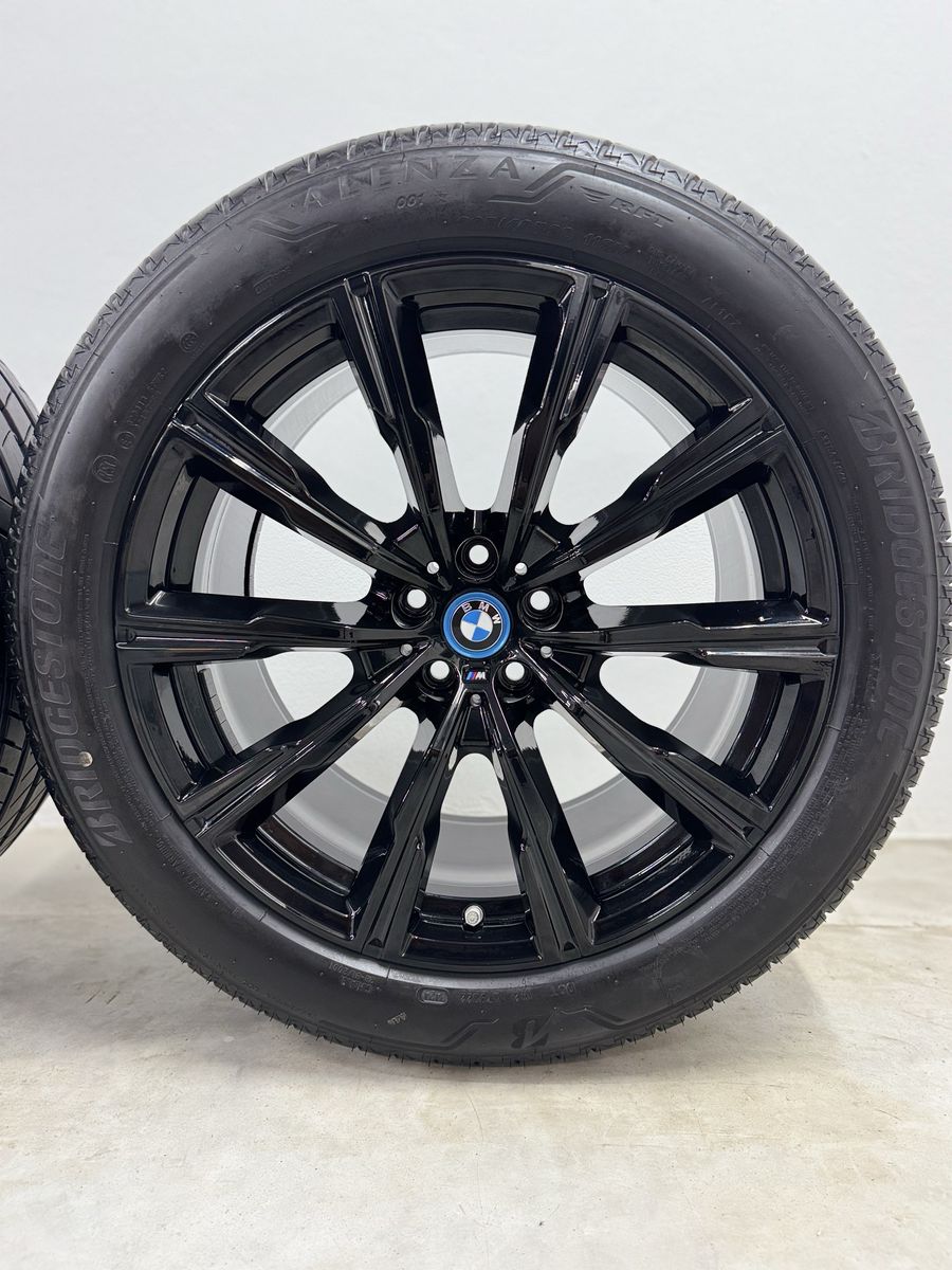 Bmw X5 X6 R20 G05 G06 Originale M740 Black Bridgestone  90% de vara 2024 3
