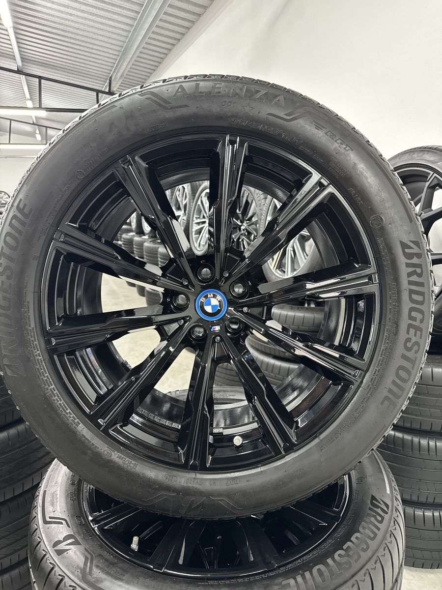 Bmw X5 X6 R20 G05 G06 Originale M740 Black Bridgestone  90% de vara 2024 4