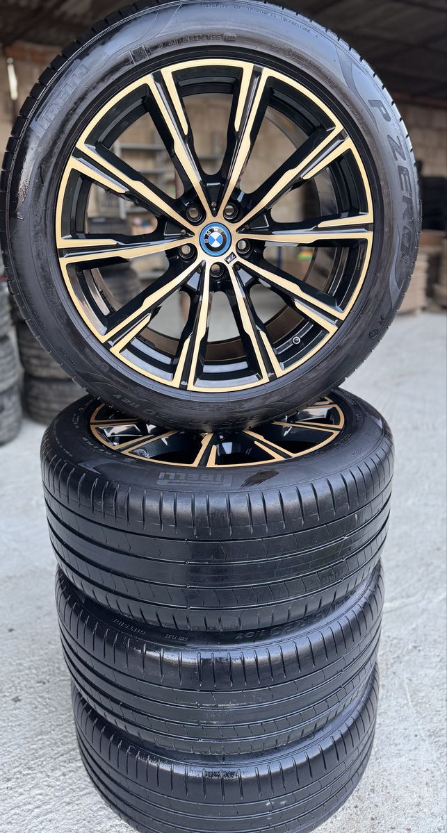 Bmw X5 X6 R20 G05 G06 Originale 740M Gold Black Pirelli vara80% 2