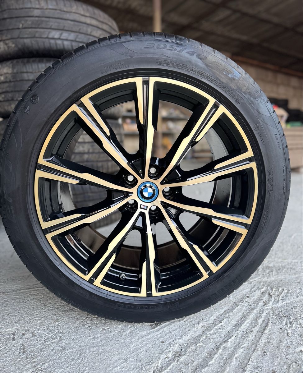 Bmw X5 X6 R20 G05 G06 Originale 740M Gold Black Pirelli vara80% 5