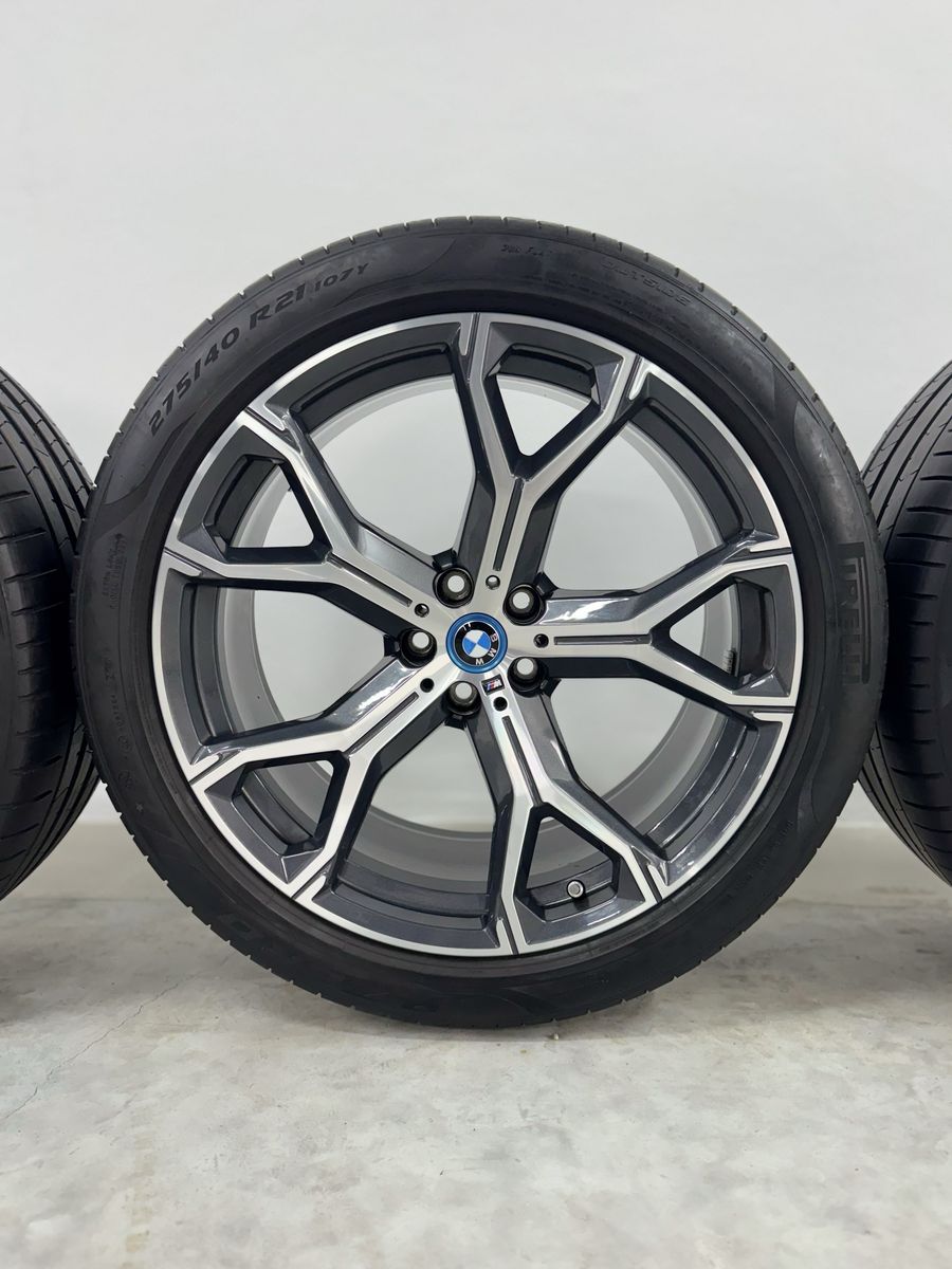 Bmw X5 X6 R21 G05 G06 Originale 741M Pirelli de vara 2023 99% 4