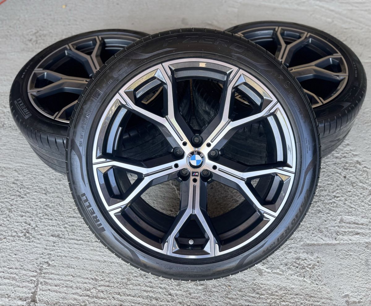 Bmw X5 X6 R21 Originale 741M Pirelli de vara 80% 2