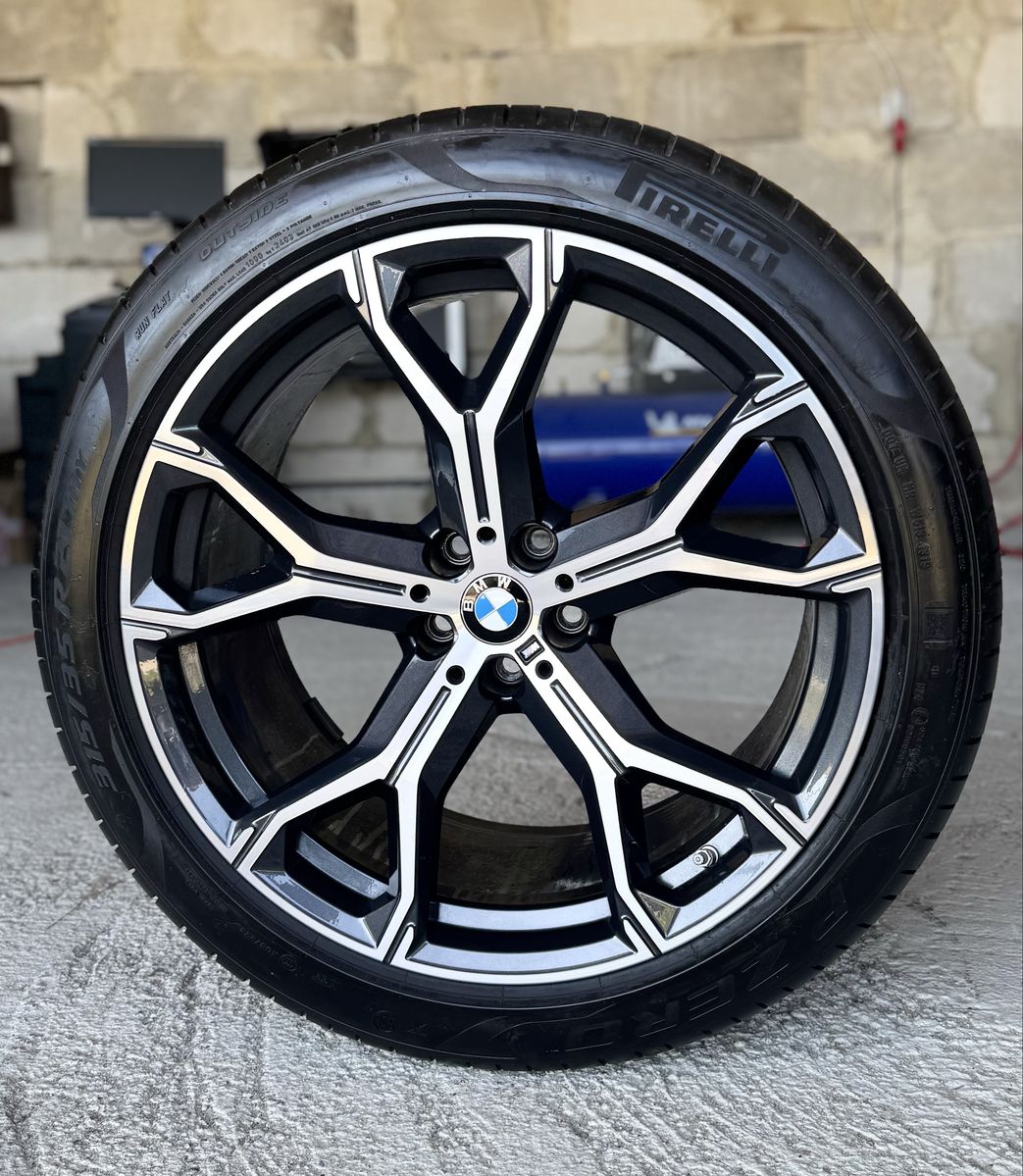 Bmw X5 X6 R21 Originale 741M Pirelli de vara 80% 3