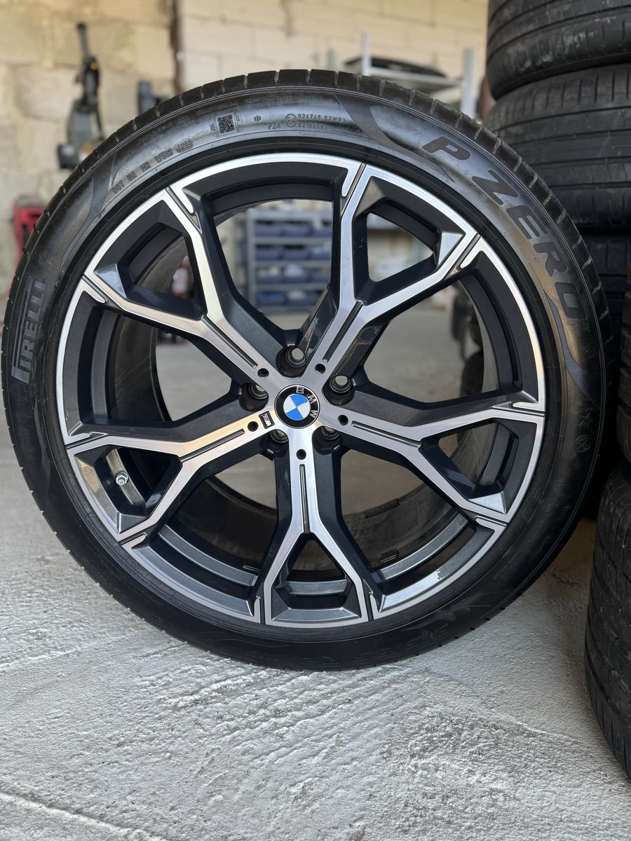Bmw X5 X6 R21 Originale 741M Pirelli de vara 80% 5