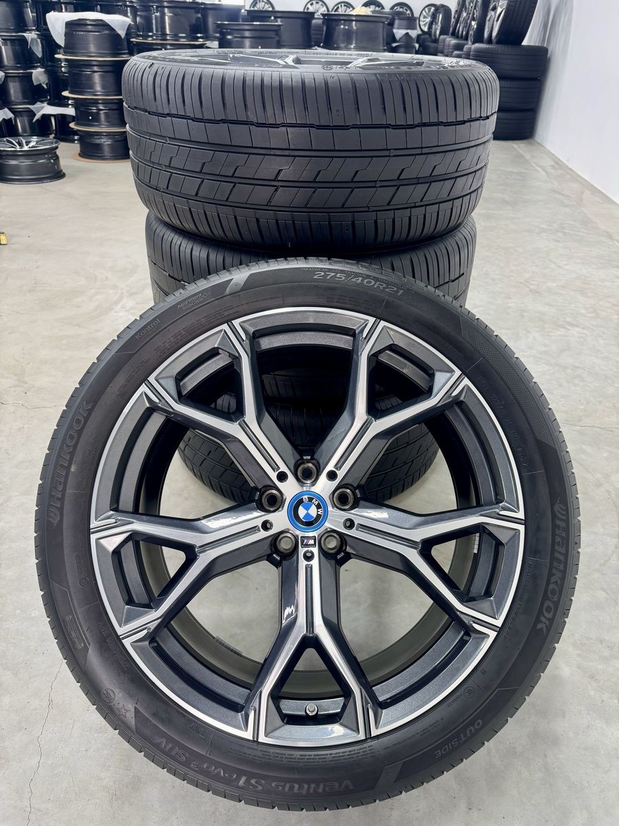 Bmw X5 X6 R21 G05 G06 Originale M741 Hankook Vara 95% Runflat* 2