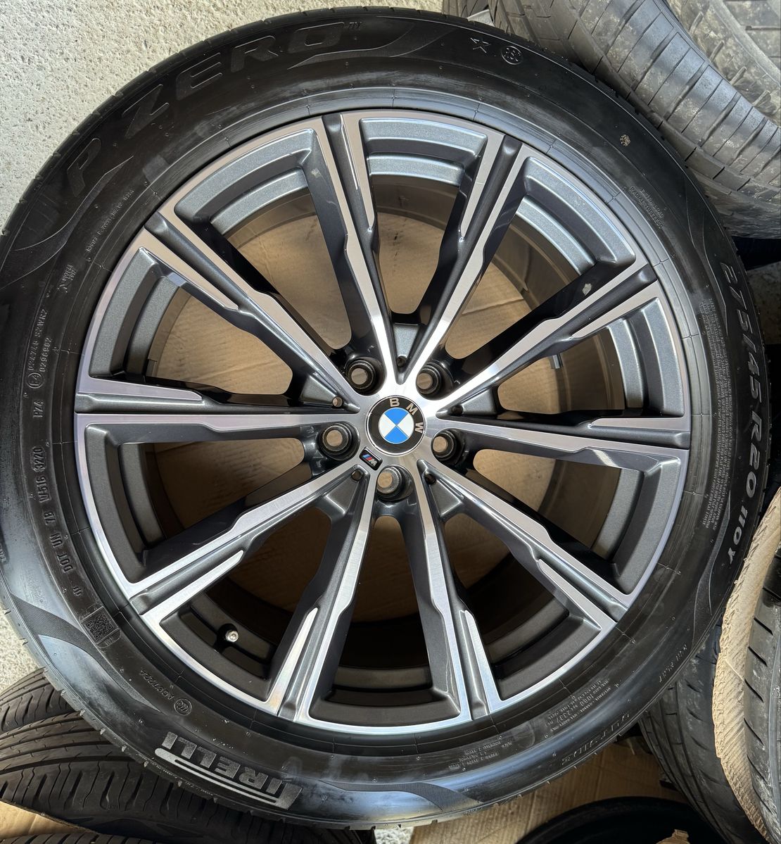 Bmw X5 X6 R20 Originale 740M Pirelli de vara 90% 4