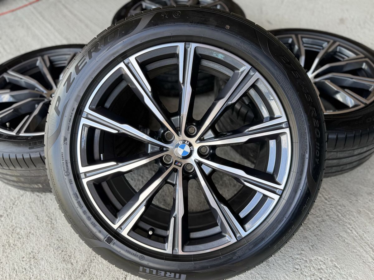 Bmw X5 X6 R20 Originale 740M Pirelli de vara 90% 5
