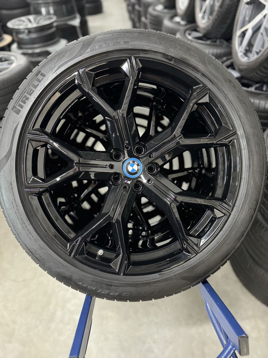 Bmw X5 X6 R21 G05 G06 M741 Negru Originale Pirelli 2023 3