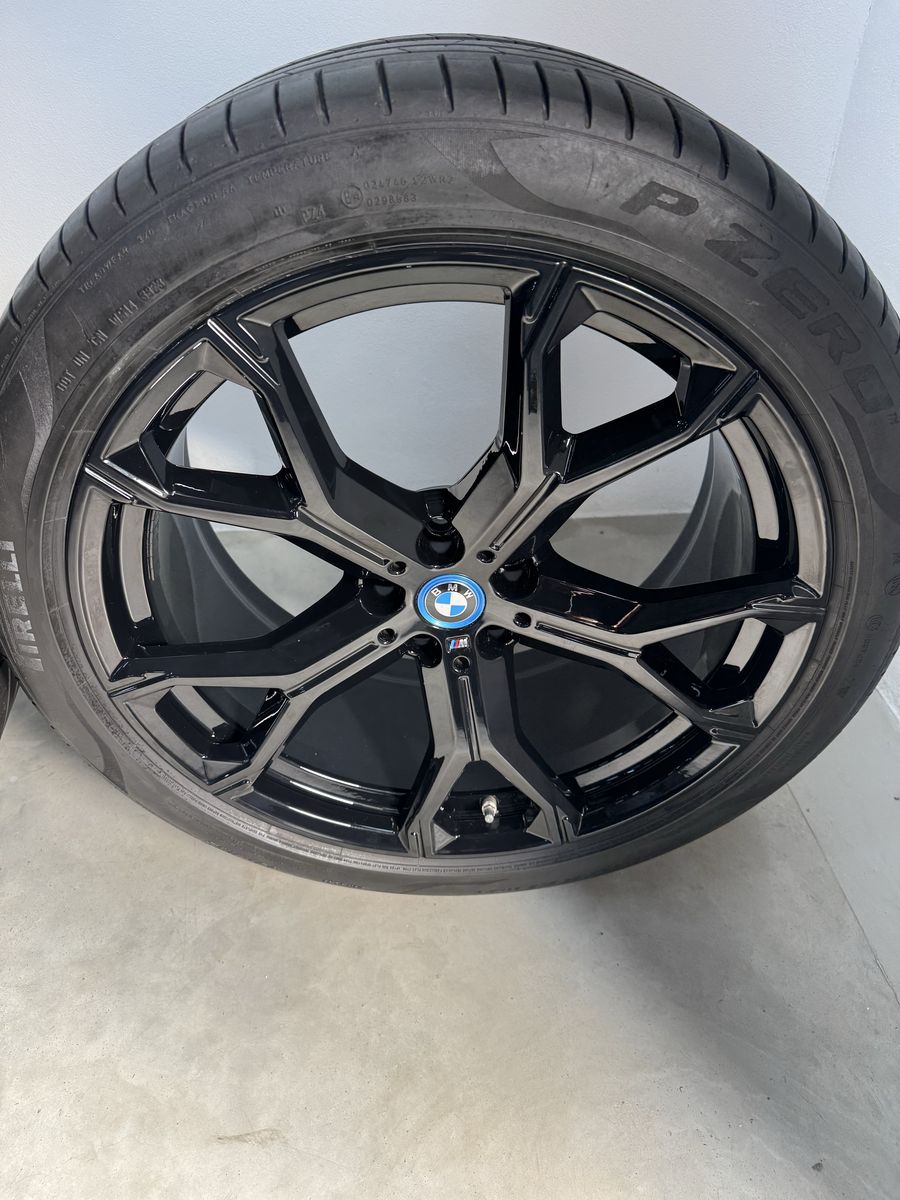Bmw X5 X6 R21 G05 G06 M741 Negru Originale Pirelli 2023 5