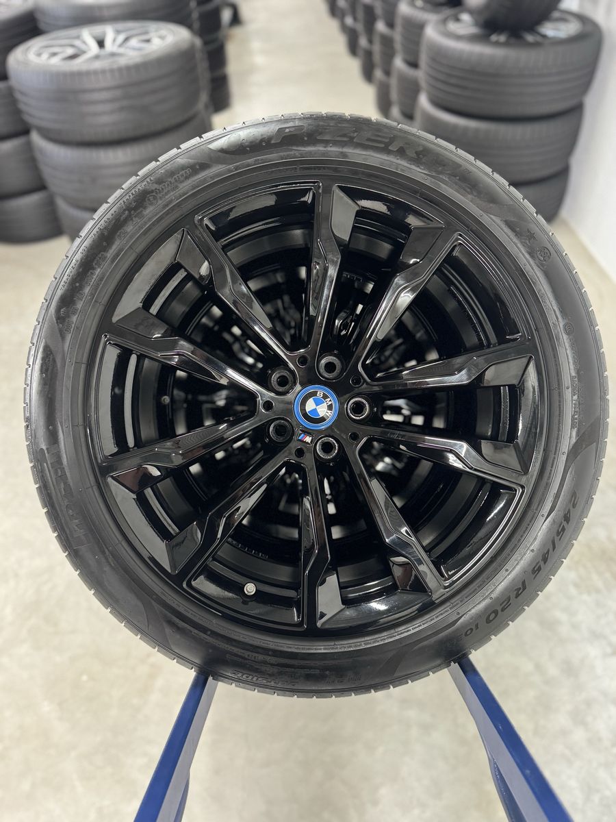 Bmw X3 X4 R20 G01 G02 Negru 699M Originale Pirelli Runflat de vara 2023 2