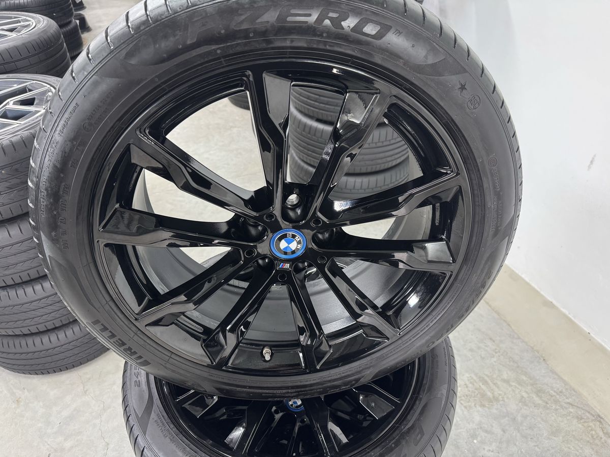 Bmw X3 X4 R20 G01 G02 Negru 699M Originale Pirelli Runflat de vara 2023 3