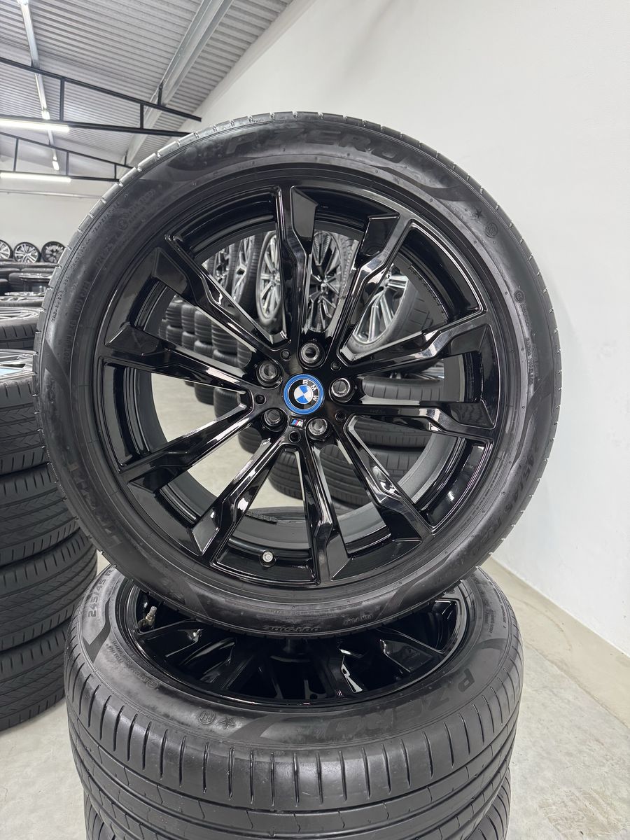 Bmw X3 X4 R20 G01 G02 Negru 699M Originale Pirelli Runflat de vara 2023 4