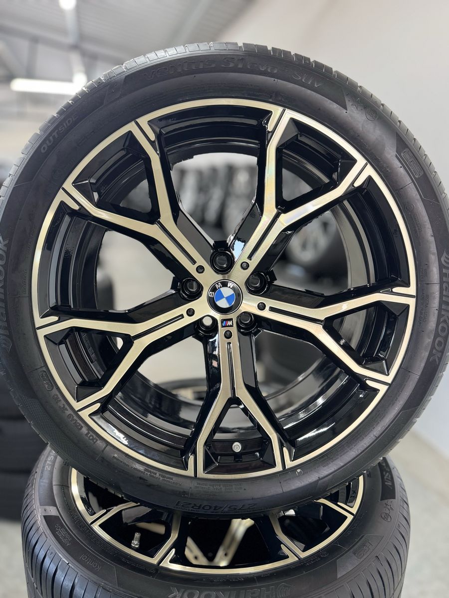 Bmw X5 X6 R21 G05 G06 741M Gold Originale Hankook de vara 2025 3