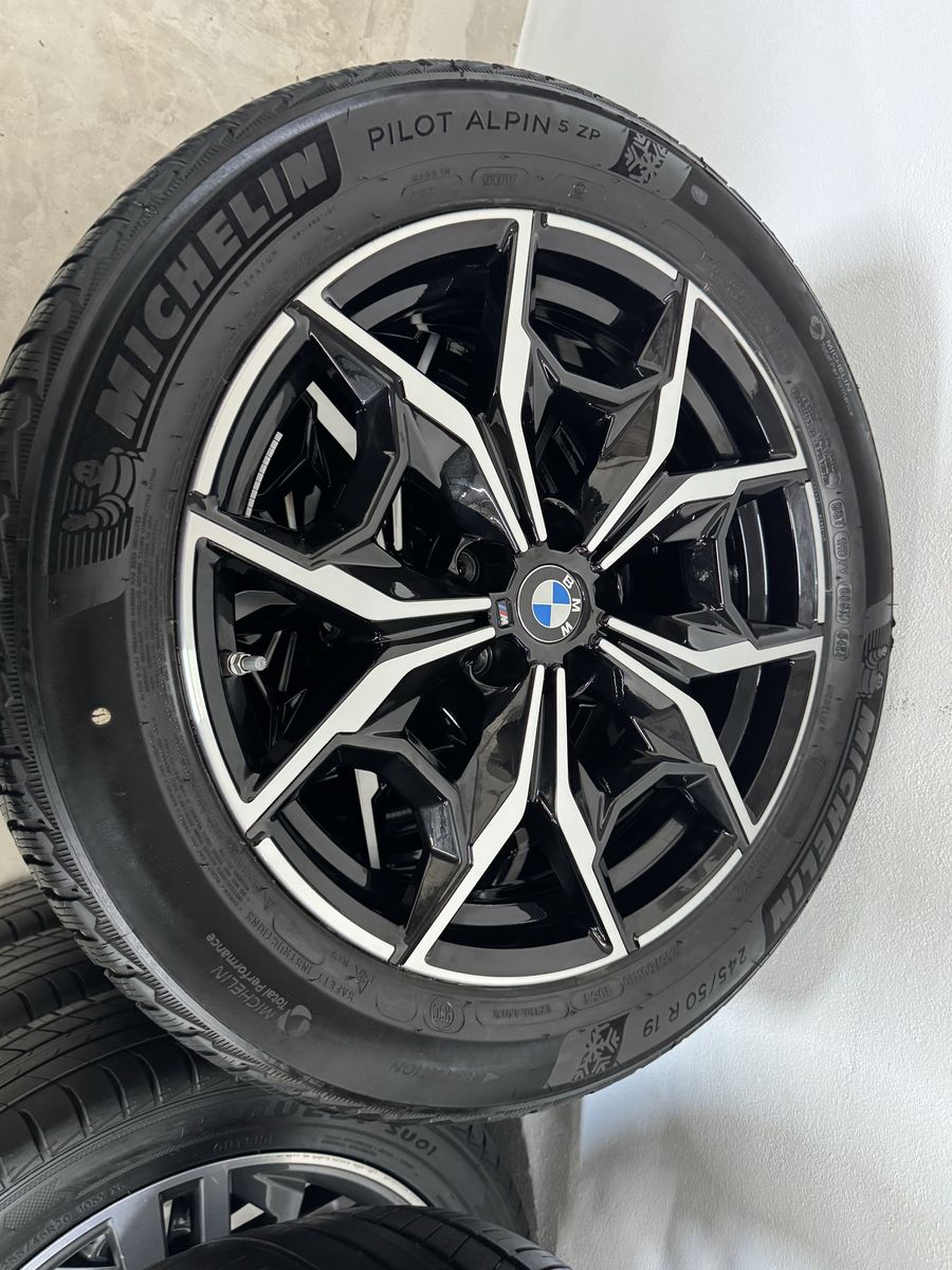 Bmw X3 X4 R19 G01 G02 Originale 887M Iarna Michelin Stelute Runflat 2023 4