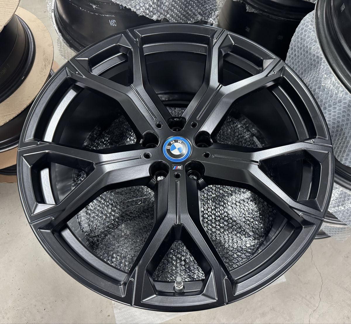 Bmw X5 X6 R21 G05 G06 Originale 741M Negru Mat 3