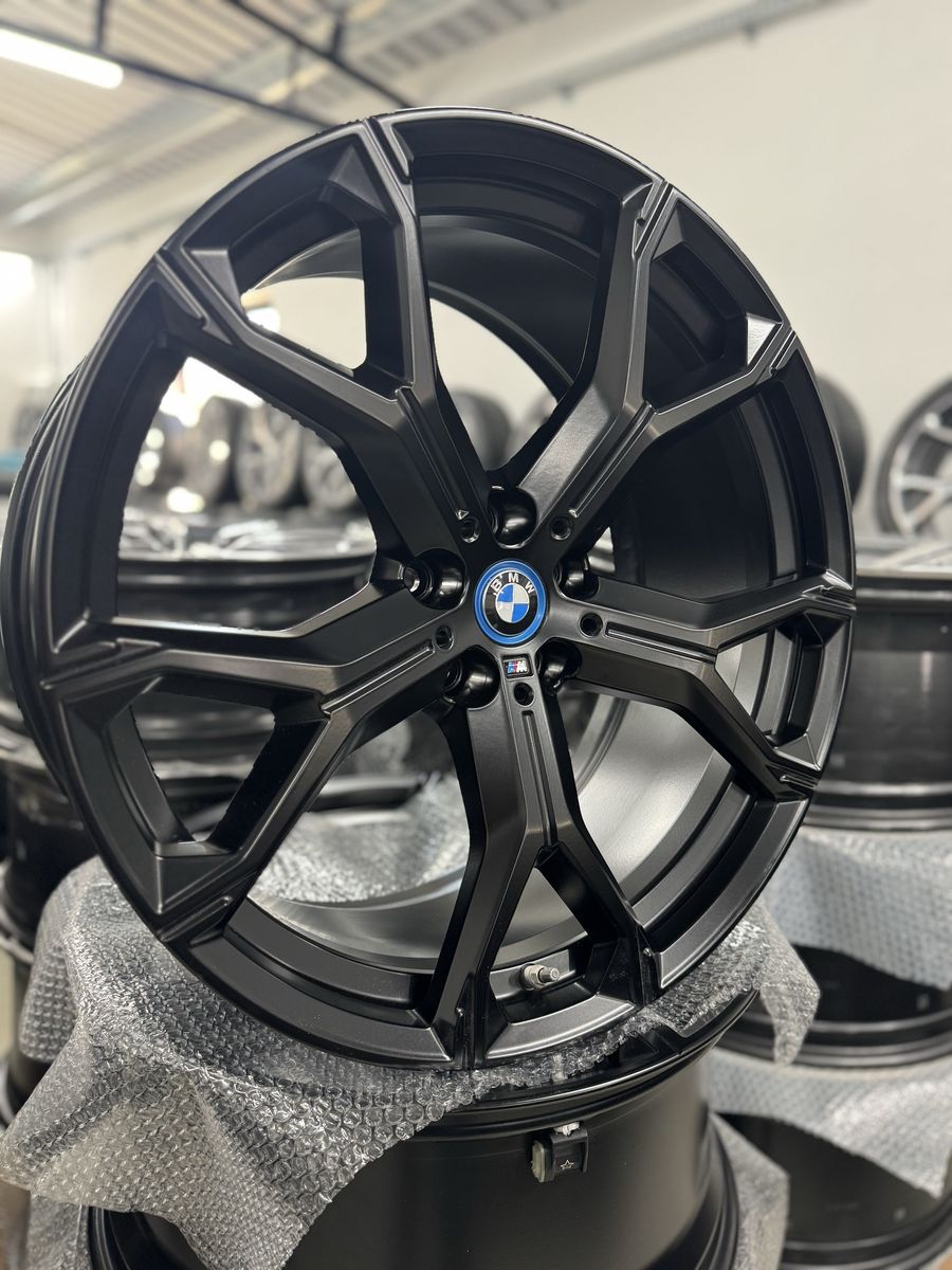 Bmw X5 X6 R21 G05 G06 Originale 741M Negru Mat 4