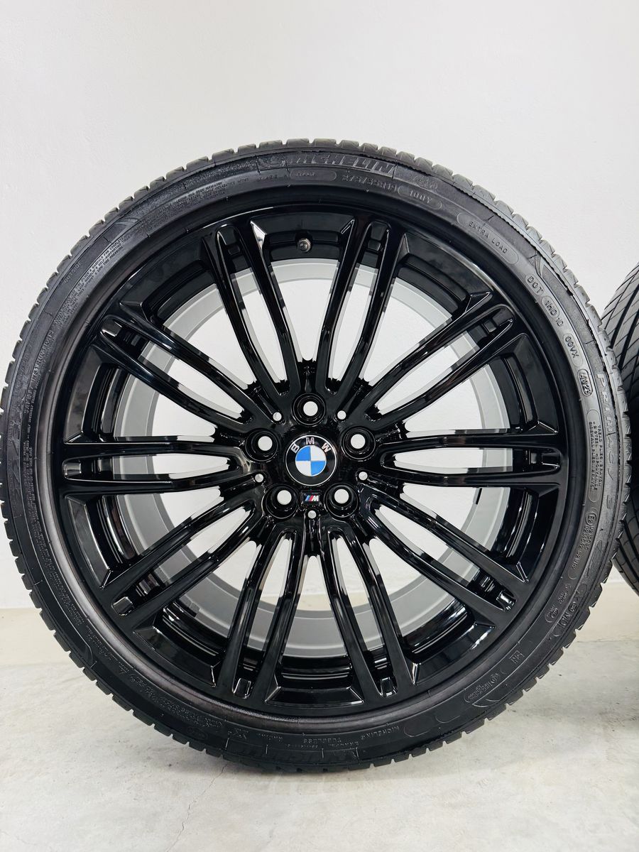 Bmw Seria 5 R19 G30 G31 Originale M664 Negru Lucios Michelin de vara * Runflat 2024 95% 3