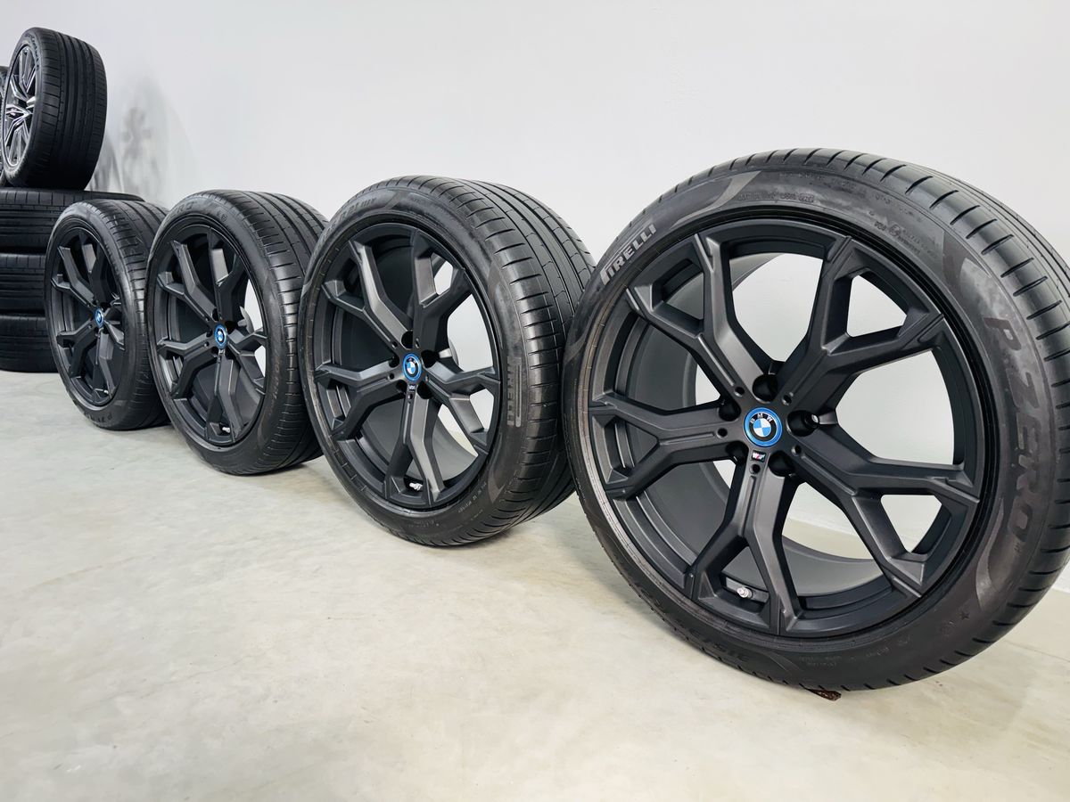 Bmw X5 X6 R21 G05 G06 Originale 741M Gri Mat Pirelli de vara 2