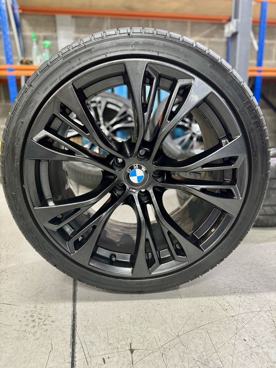 Bmw X5 X6 R21 F15 F16 Originale 5x120 M599 Winrun 60% Negru Mat