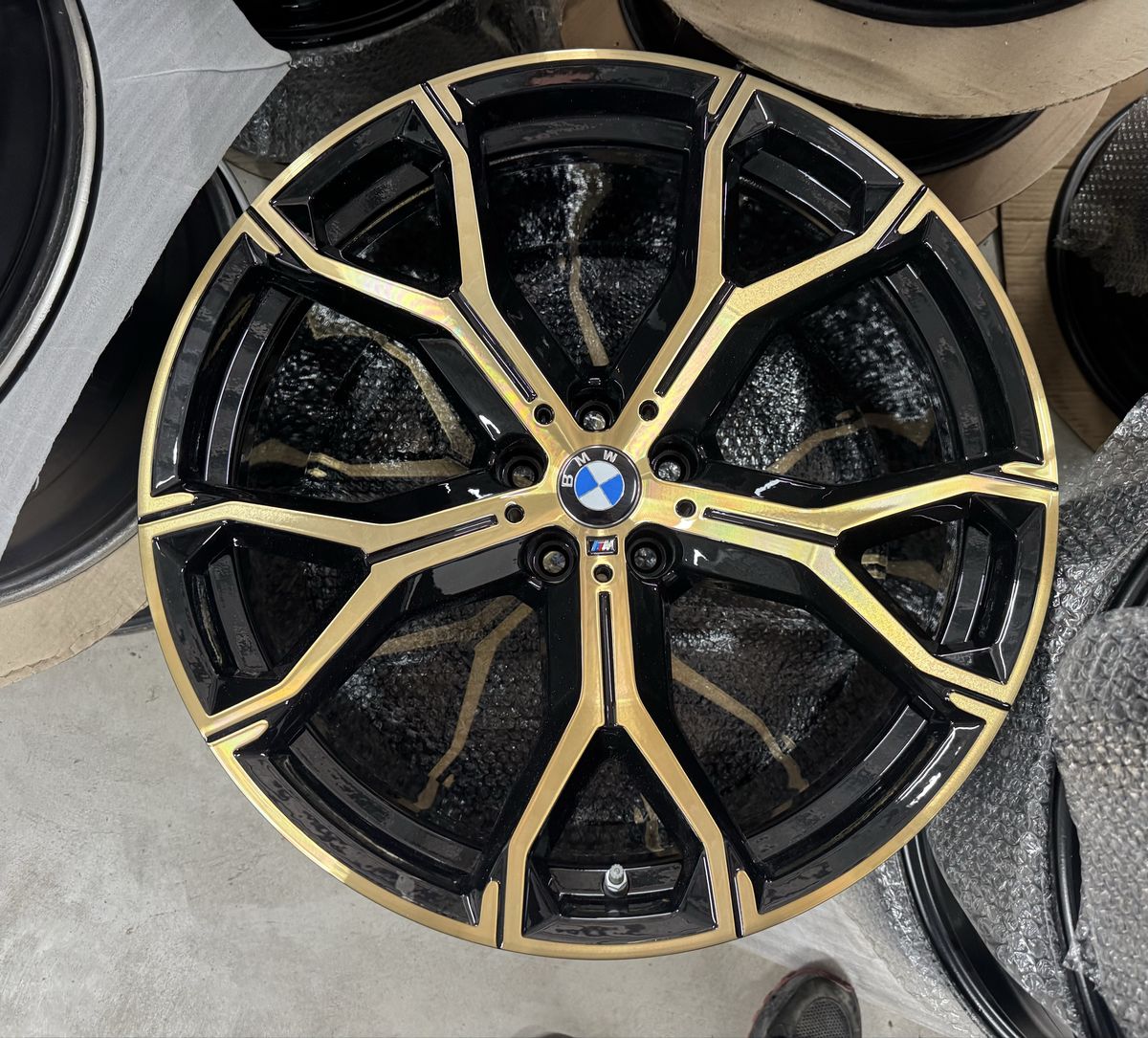 Bmw X5 X6 R21 G05 G06 M741 Night Gold Originale