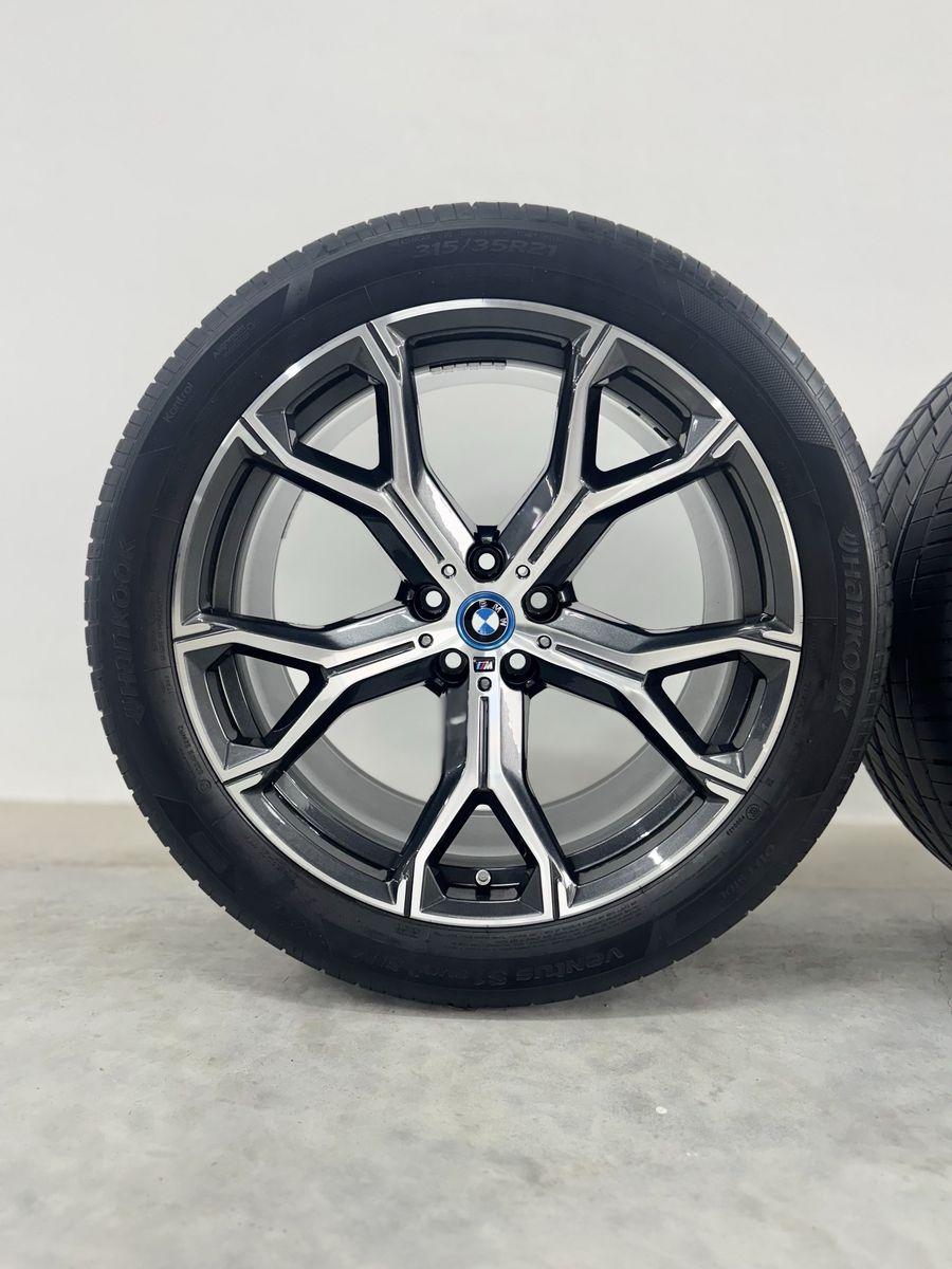 Bmw X5 X6 R21 G05 G06 Originale M741 Hankook Vara 95% Runflat*