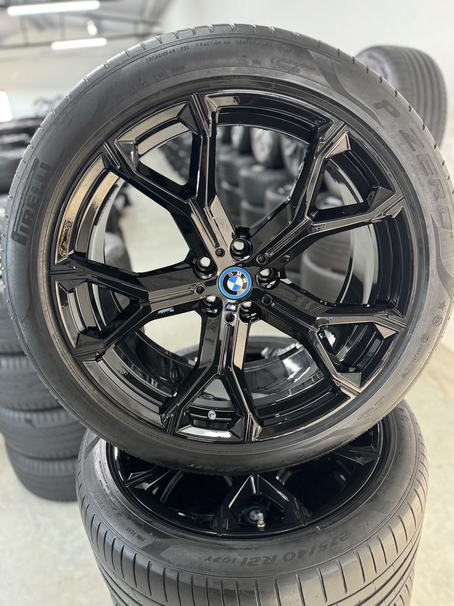 Bmw X5 X6 R21 G05 G06 M741 Negru Originale Pirelli 2023