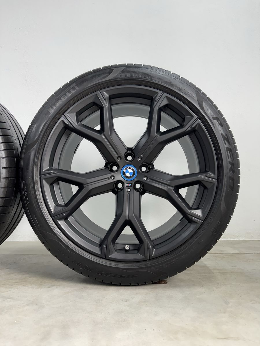 Bmw X5 X6 R21 G05 G06 Originale 741M Gri Mat Pirelli de vara